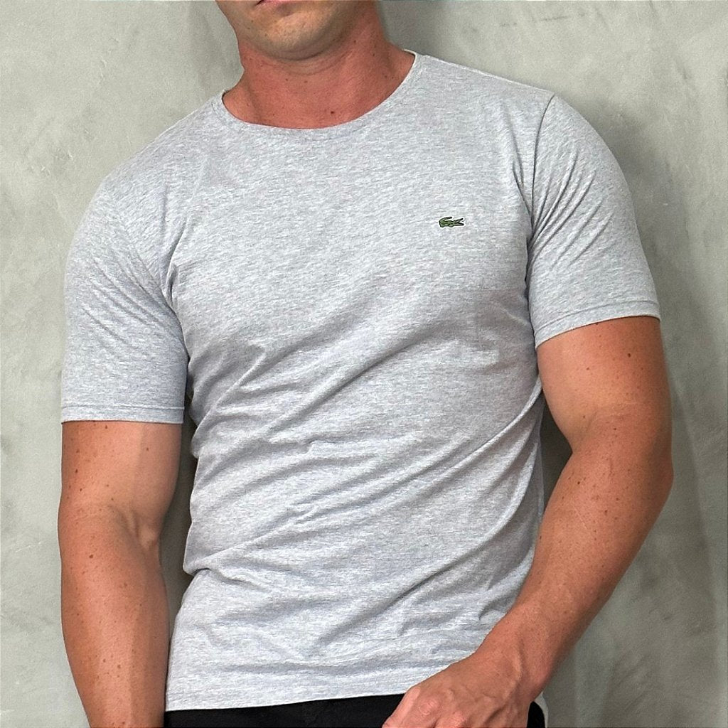 Camiseta Masculina Cinza - Lасоѕtе
